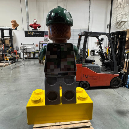 Piece By Piece 2024 Movie Display Pharrell Williams Lego Statue LM Treasures - P