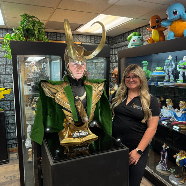 Loki Life Size Bust Statue Queen Studios LM Treasures - QS