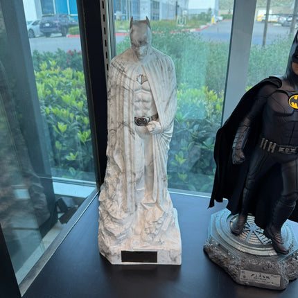 The Dark Knight Rises White Faux Marble Memorial Statue Table Top LM Treasures - MC