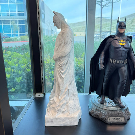 The Dark Knight Rises White Faux Marble Memorial Statue Table Top LM Treasures - MC