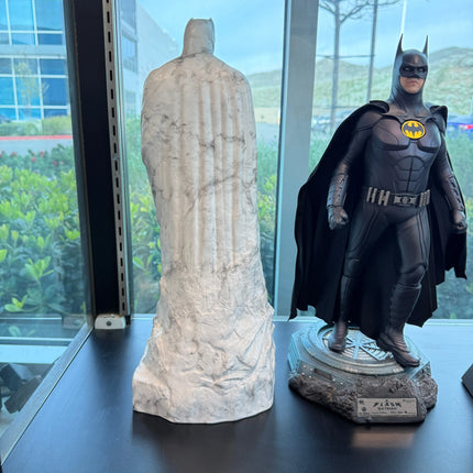 The Dark Knight Rises White Faux Marble Memorial Statue Table Top LM Treasures - MC