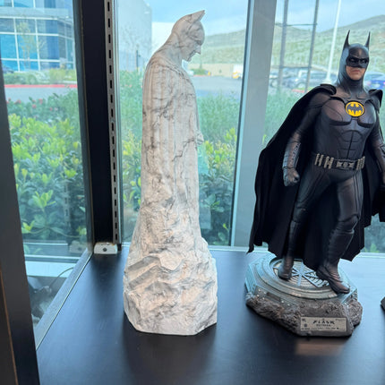 The Dark Knight Rises White Faux Marble Memorial Statue Table Top LM Treasures - MC