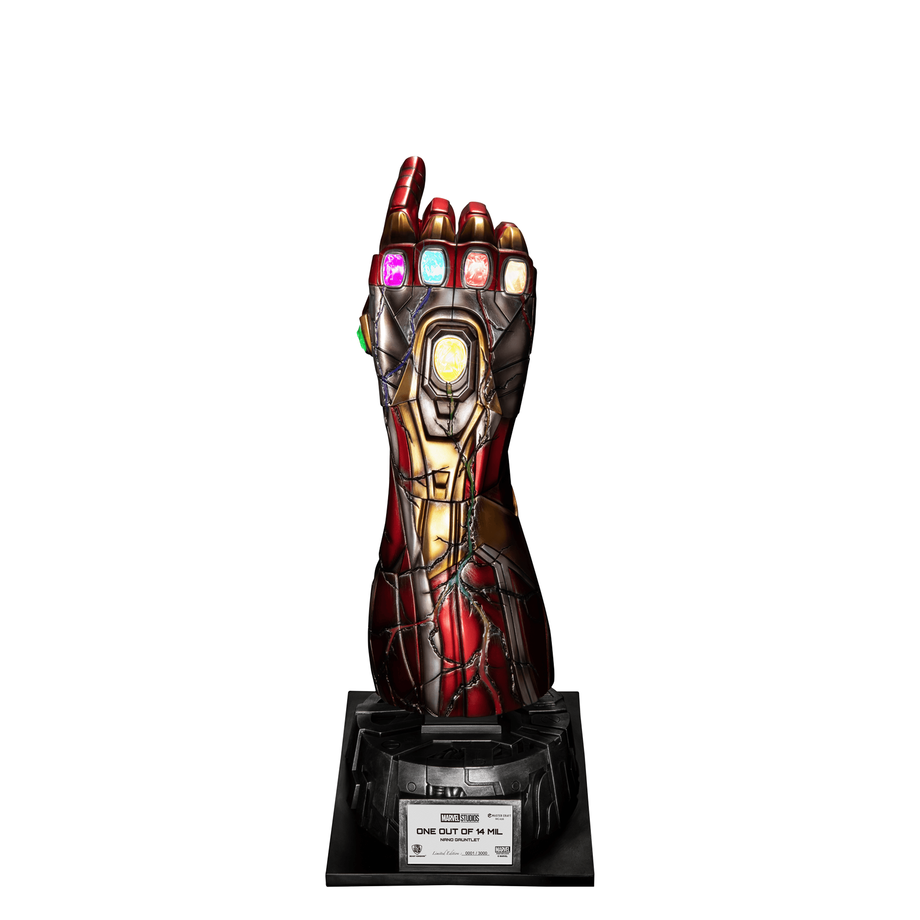 Marvel Avengers Endgame Nano Gauntlet 14 Quarter Scale Light