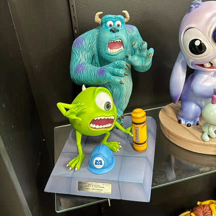 Disney Monster Inc James P. Sullivan and Mike Wazowski Table Top Statue LM Treasures - MC