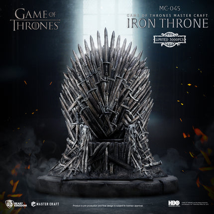 Game of Thrones Master Craft Iron Throne Table Top Statue