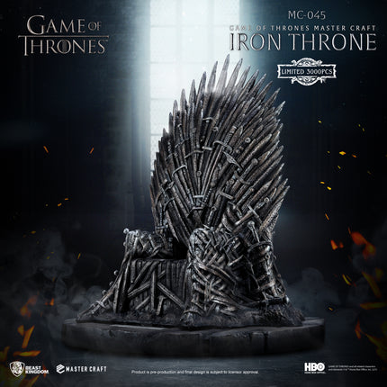 Game of Thrones Master Craft Iron Throne Table Top Statue