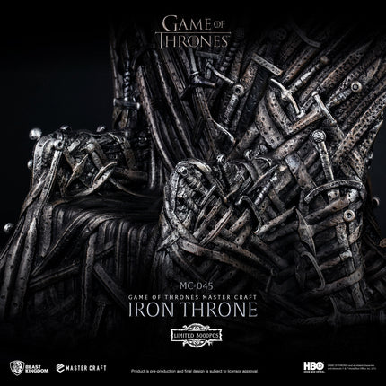 Game of Thrones Master Craft Iron Throne Table Top Statue