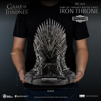 Game of Thrones Master Craft Iron Throne Table Top Statue