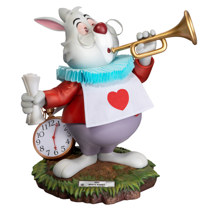 Alice In Wonderland Master Craft The White Rabbit Table Top Statue - LM Treasures 
