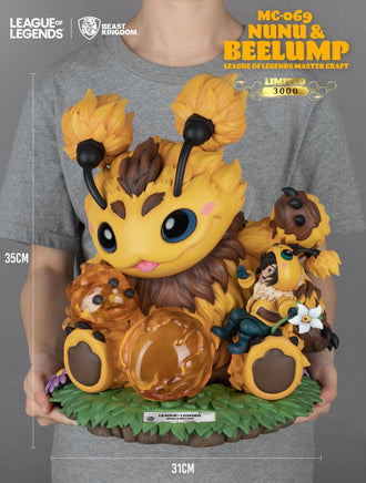 League of Legends Nunu and Beelump Master Craft Table Top Statue - LM Treasures 