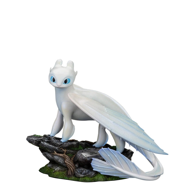 How to Train Your Dragon 3 Master Craft Light Fury Table Top Statue LM Treasures - MC