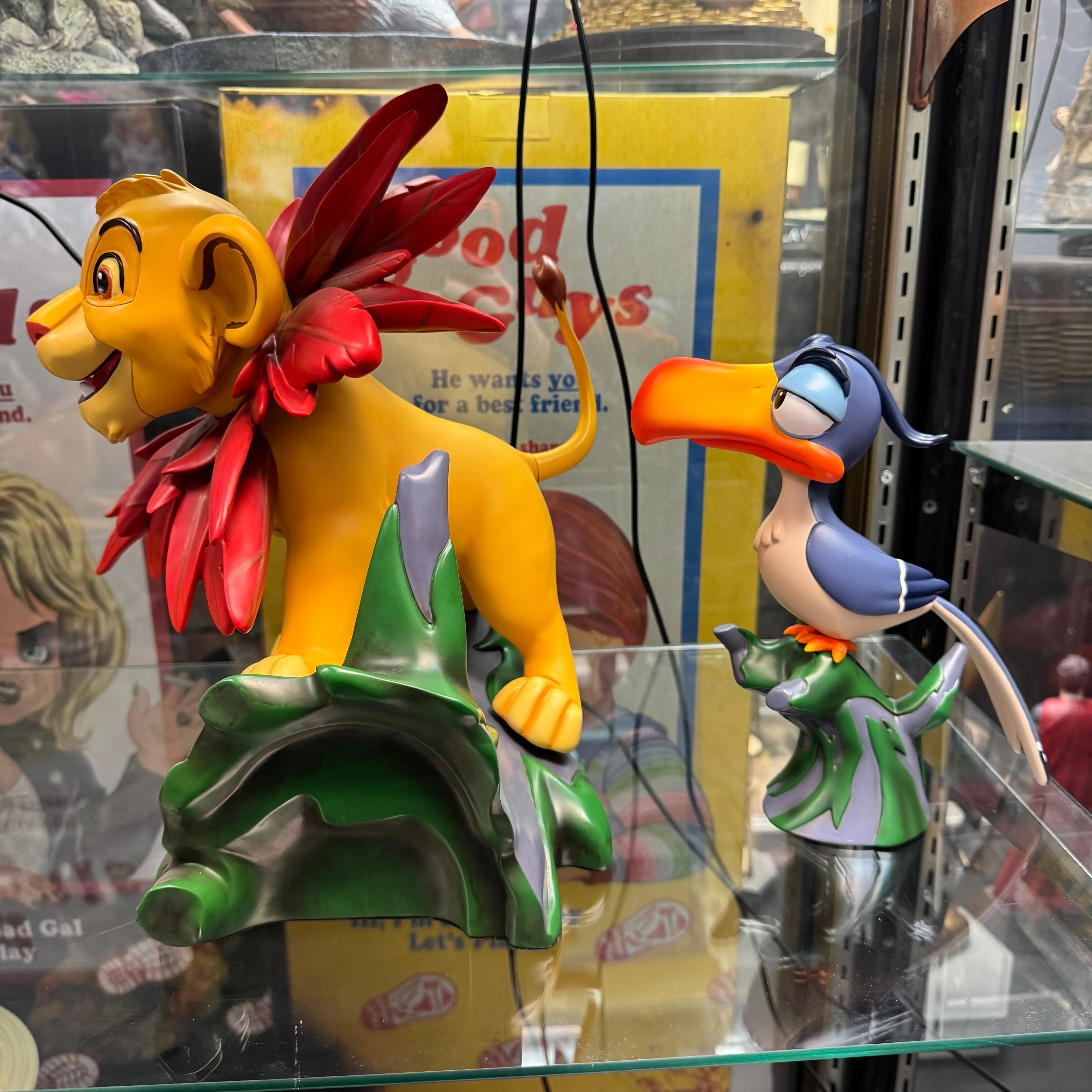 Beast Kingdom Le Roi Lion : Little Simba & Zazu MC-092 Statue Master Craft Beast Kingdom Le Roi Lion : Little Simba & Zazu MC-092 Statue Master Craft
