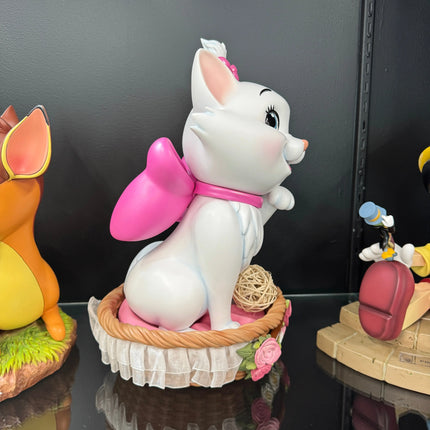 The Aristocats Master Craft Marie in Basket Table Top Statue - LM Treasures