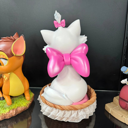 The Aristocats Master Craft Marie in Basket Table Top Statue - LM Treasures