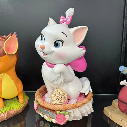 The Aristocats Master Craft Marie in Basket Table Top Statue - LM Treasures