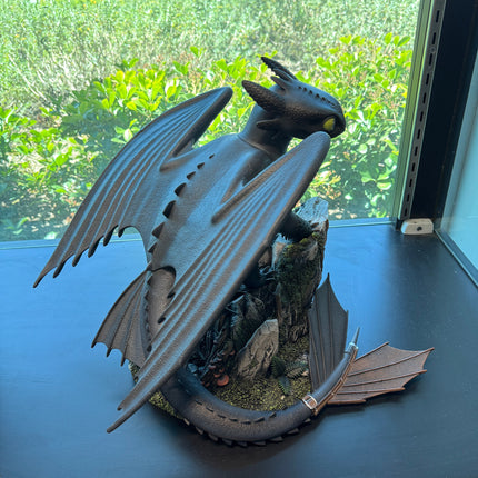 How to Train Your Dragon Toothless Master Craft Table Top Statue LM Treasures - MC