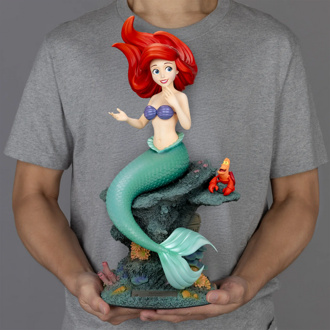 The Little Mermaid Master Craft Ariel & Sebastian Table Top Statue LM Treasures - MC