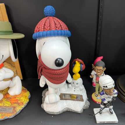 Winter Snoopy and Woodstock Master Craft Table Top Statue LM Treasures - MC