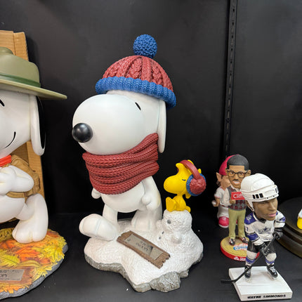 Winter Snoopy and Woodstock Master Craft Table Top Statue LM Treasures - MC