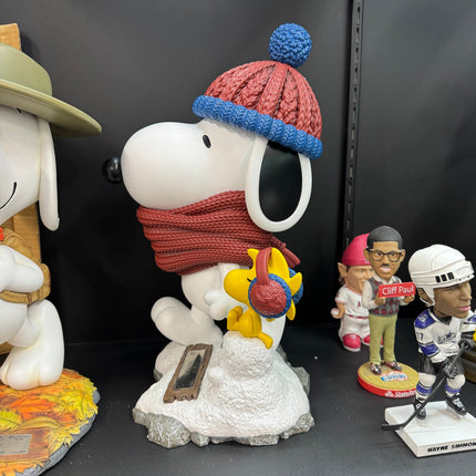 Winter Snoopy and Woodstock Master Craft Table Top Statue LM Treasures - MC