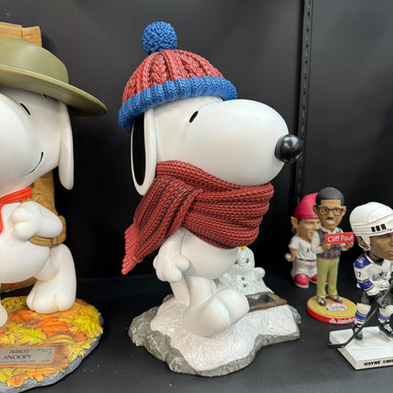 Winter Snoopy and Woodstock Master Craft Table Top Statue LM Treasures - MC