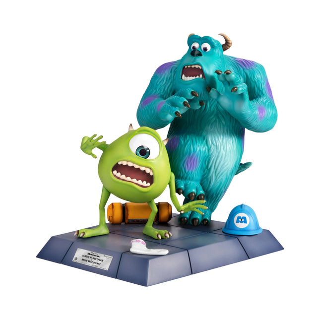 Disney Monster Inc James P. Sullivan and Mike Wazowski Table Top Statue LM Treasures - MC