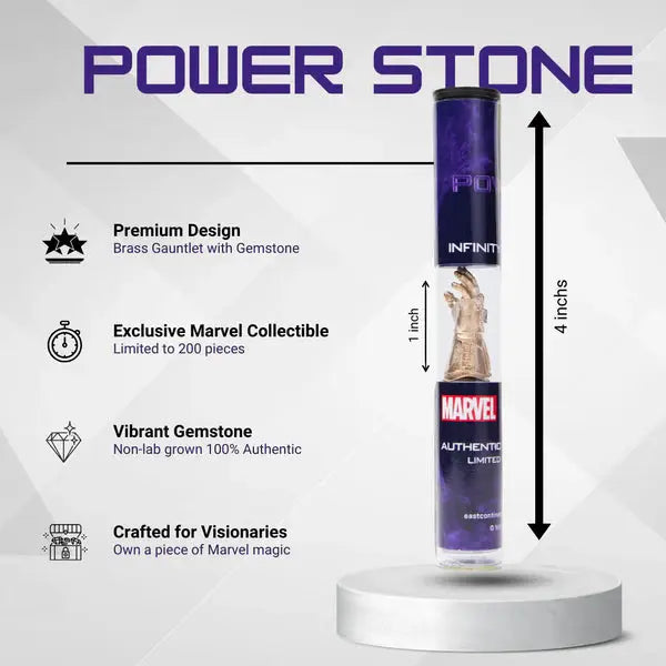 Marvel Micro Gauntlet Pendant Power Stone LM Treasures - ECG