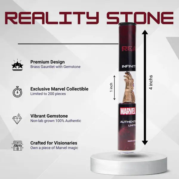 Marvel Micro Gauntlet Pendant Reality Stone LM Treasures - ECG