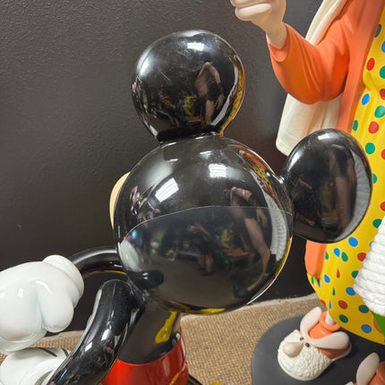 Mickey & Minnie Mouse Life Size Statues Pre-Owned Party City Display