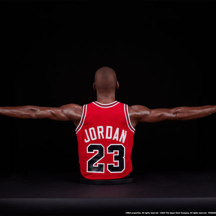 Michael Jordan Wing Span Bust in Red Life Size Statue