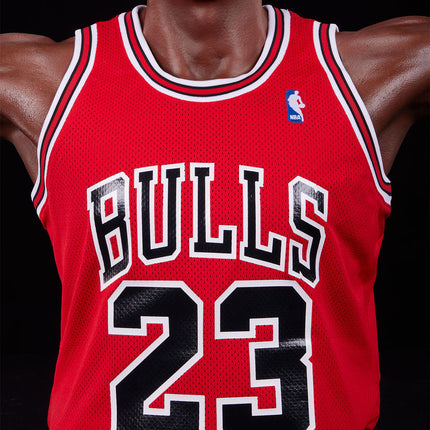 Michael Jordan Wing Span Bust in Red Life Size Statue