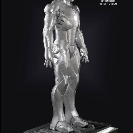 Iron Man 3 Mark II on DX Base Life Size Statue - LM Treasures 