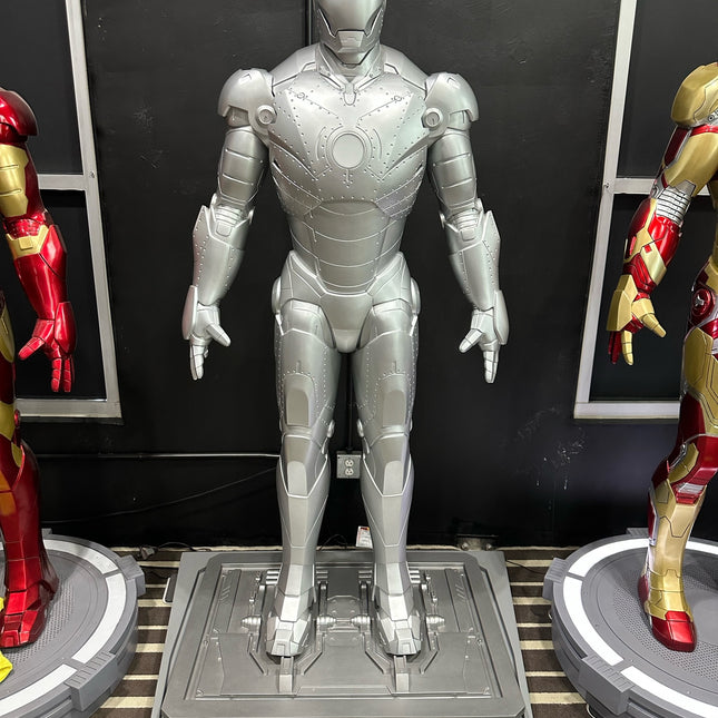 Iron Man 3 Mark II on DX Base Life Size Statue - LM Treasures 
