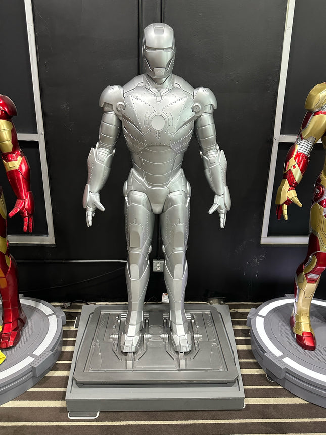 Iron Man 3 Mark II on DX Base Life Size Statue - LM Treasures