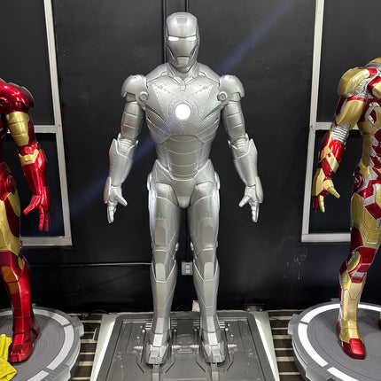 Iron Man 3 Mark II on DX Base Life Size Statue - LM Treasures 