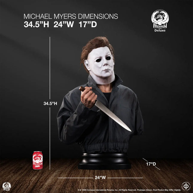 Halloween Deluxe Michael Myers Life Size Bust Statue
