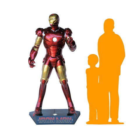 Metal Man Super Hero Life Size Statue - LM Treasures 