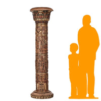 Single Egyptian Column Life Size Statue - LM Treasures 