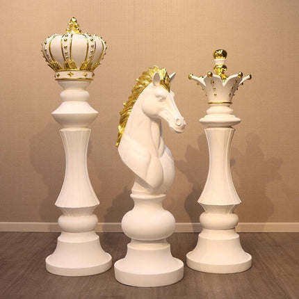 White King Chess Piece Life Size Statue - LM Treasures 