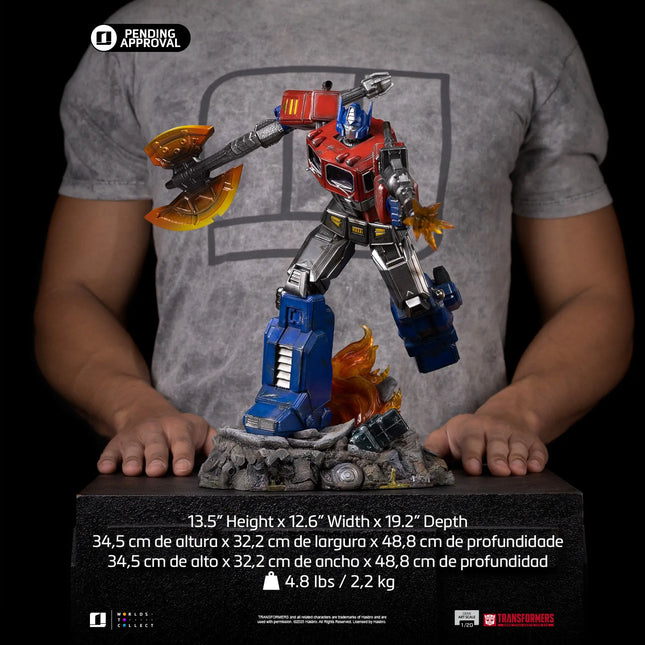 Transformers Optimus Prime Statue Demi Art Scale 1/20 Iron Studios LM Treasures - IR