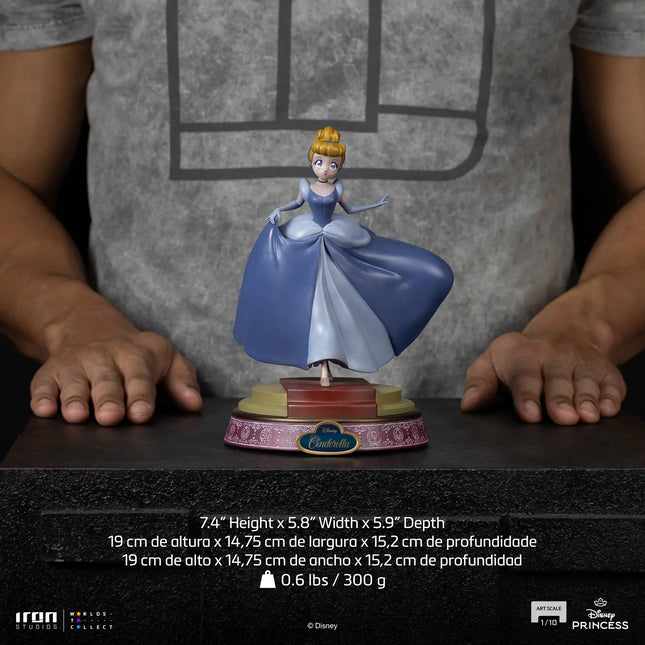 Cinderella Disney's Anime Princesses Statue Art Scale 1/10 Iron Studios LM Treasures - IR