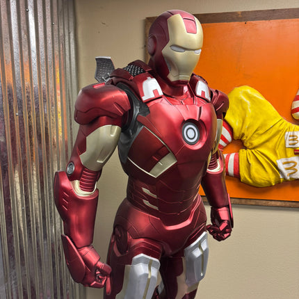 Metal Man Standing Superhero Life Size Statue LM Treasures - P