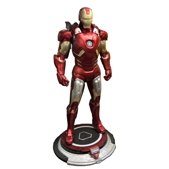 Metal Man Standing Superhero Life Size Statue LM Treasures - P