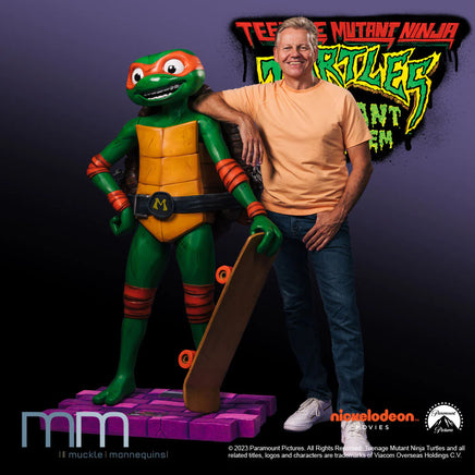 Teenage Mutant Ninja Turtles (Michelangelo) Life Size Statue - LM Treasures 