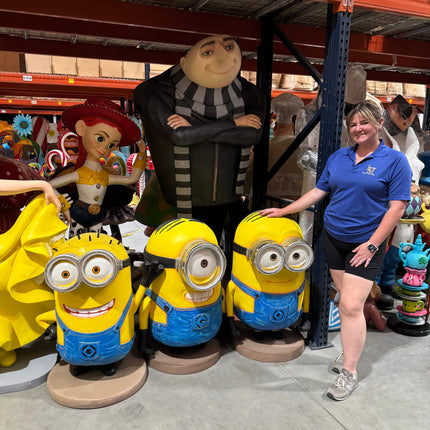 Cartoon Yellow Minion Statue LM Treasures - A