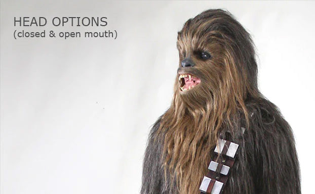 Star Wars Hyper Realistic Chewbacca With Gun Life Size Statue