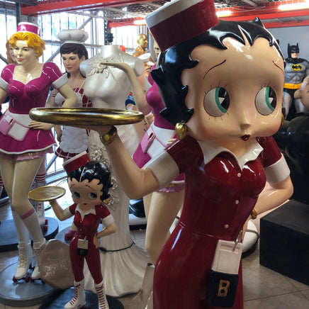 Betty Boop Waitress Life Size Statue - LM Treasures 