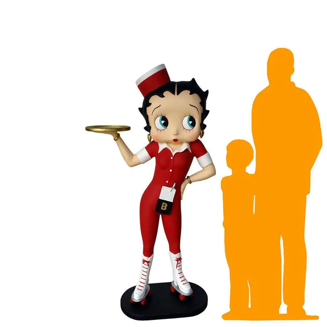 Betty Boop Waitress Life Size Statue LM Treasures - A