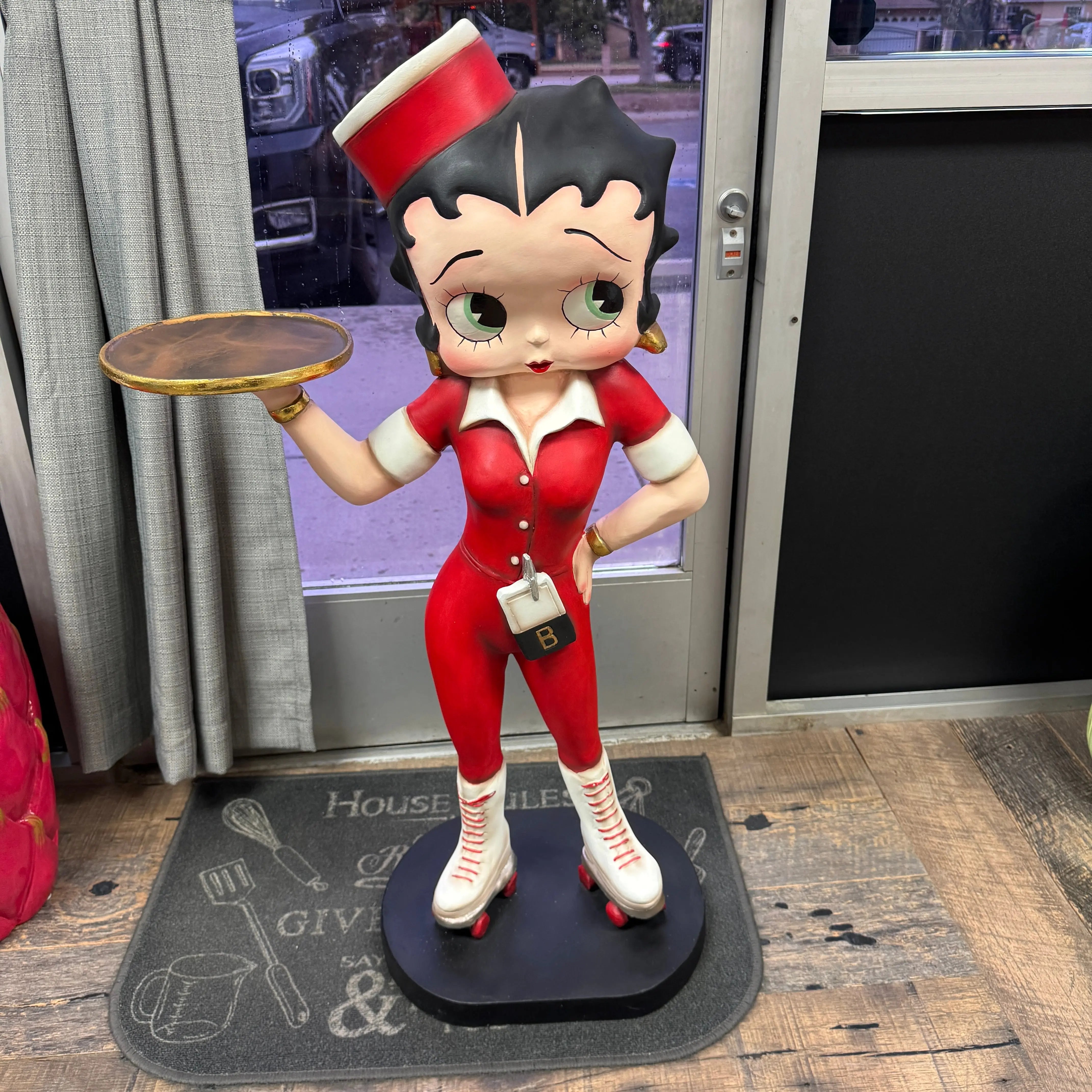 Betty Boop Waitress Small Retro Hollywood Starlet Statue LM Treasures Betty Boop Waitress Small Retro Hollywood Starlet Statue LM Treasures