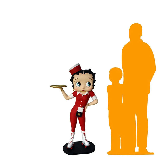 Betty Boop Waitress Small Statue LM Treasures - A